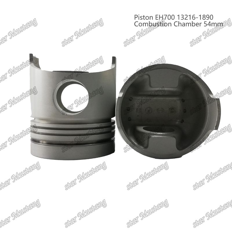 피스톤 EH700 연소 챔버 54mm 13216-1890 Hino 디젤 엔진 수리 부품