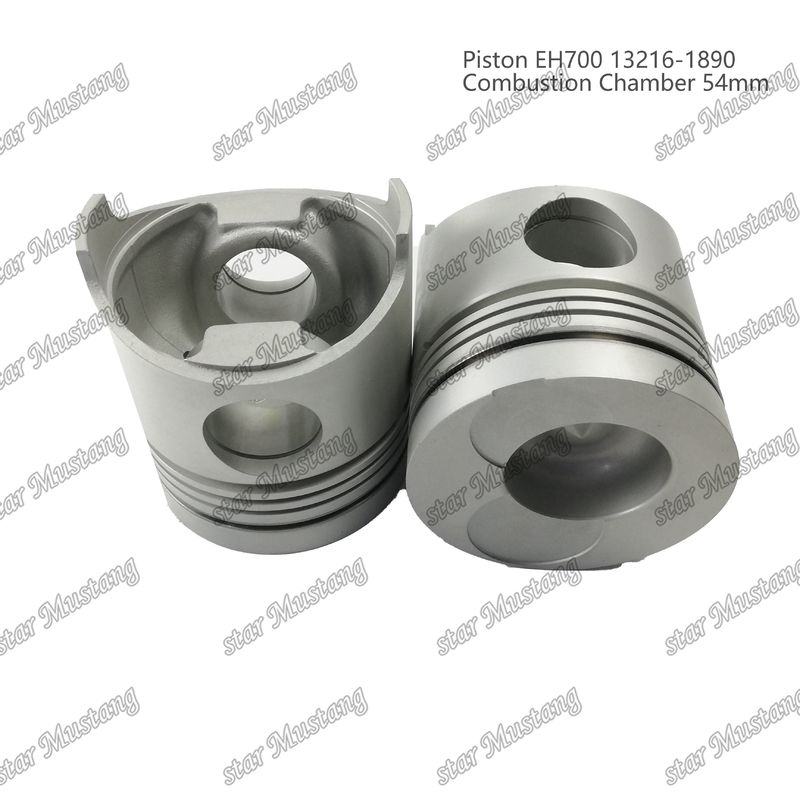 피스톤 EH700 연소 챔버 54mm 13216-1890 Hino 디젤 엔진 수리 부품