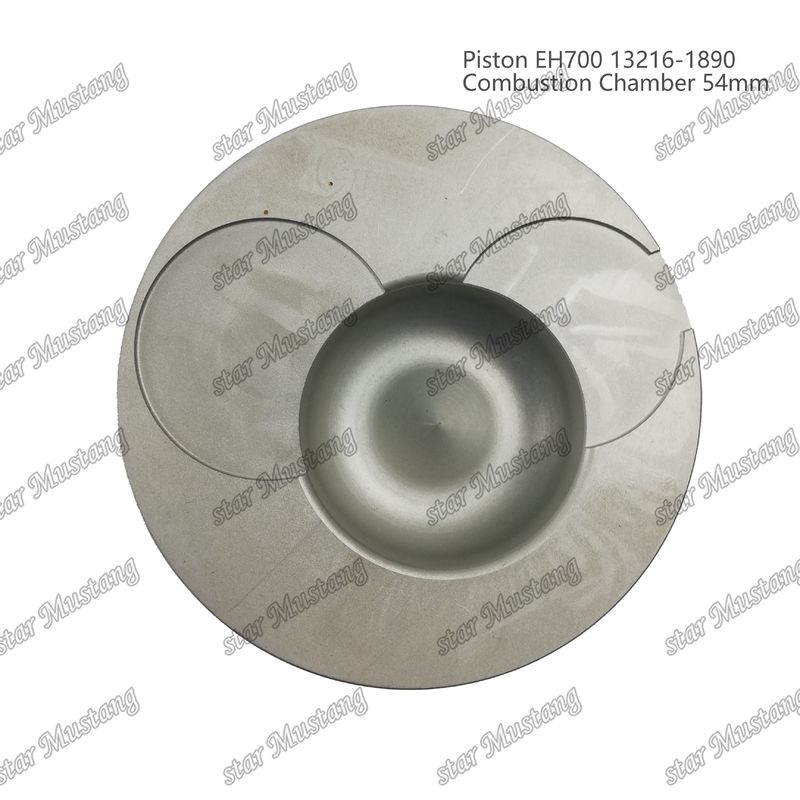 피스톤 EH700 연소 챔버 54mm 13216-1890 Hino 디젤 엔진 수리 부품