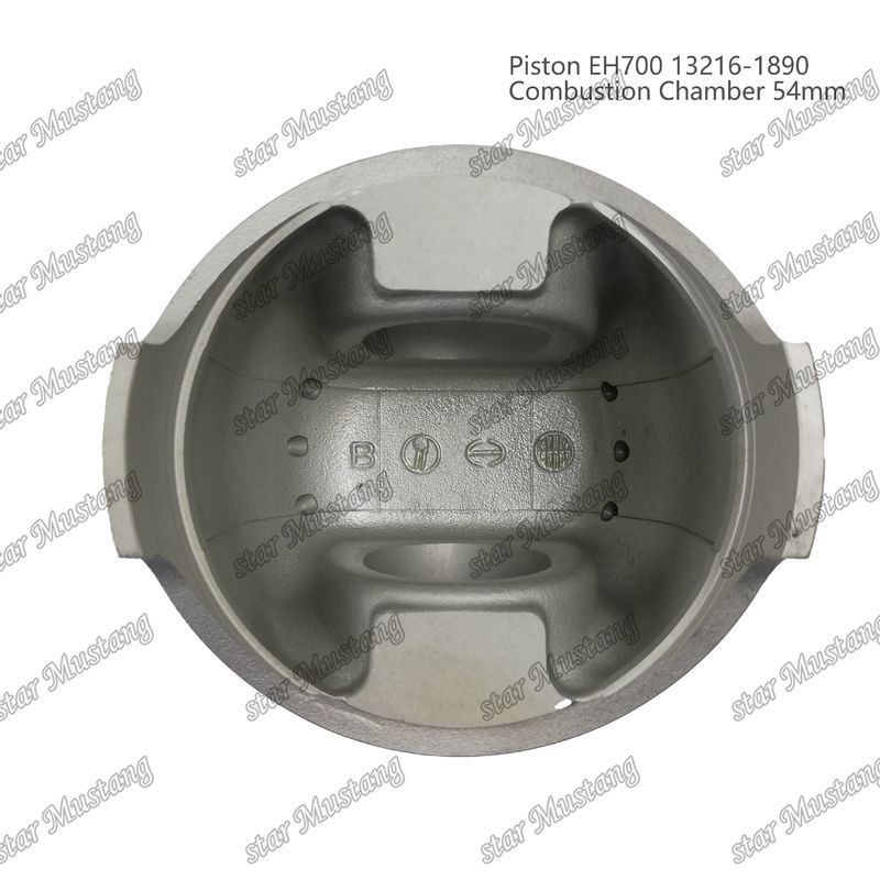 피스톤 EH700 연소 챔버 54mm 13216-1890 Hino 디젤 엔진 수리 부품