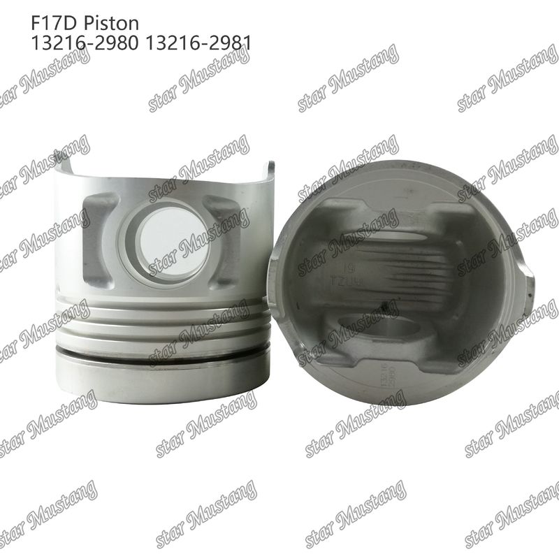 피스톤 F17D 연소실 69mm 13216-2980 13216-2981 히노 디젤 엔진 수리 부품