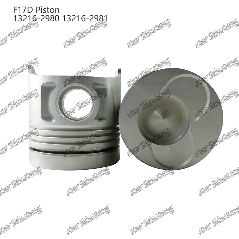 피스톤 F17D 연소실 69mm 13216-2980 13216-2981 히노 디젤 엔진 수리 부품