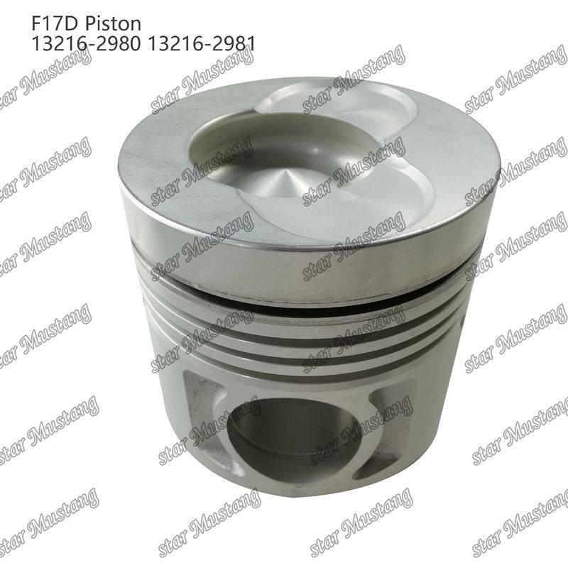 피스톤 F17D 연소실 69mm 13216-2980 13216-2981 히노 디젤 엔진 수리 부품