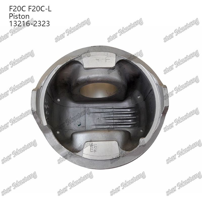 피스톤 F20C-L 평면 바닥 13216-2323 Hino 디젤 엔진 수리 부품