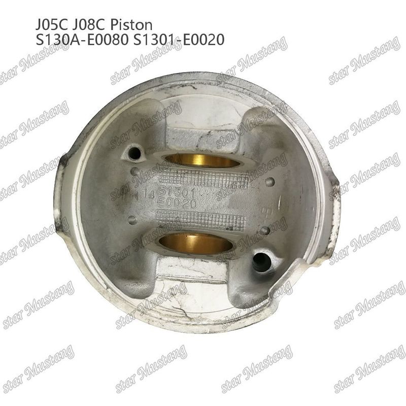 피스톤 J05C J08C 구리 장갑 65mm 연소 챔버 내부 냉각 S130A-E0080