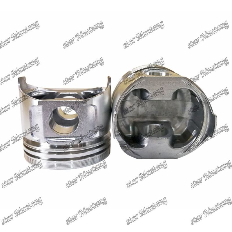 피스톤 3TNE82A 71mm 높이 연소 방실 44mm 119813-22080 Yanmar 디젤 엔진 수리 부품