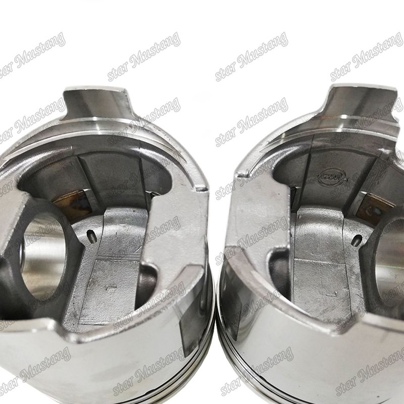 피스톤 4TNE106 밸브 없는 프린트 123900-22080 Yanmar 디젤 엔진 수리 부품