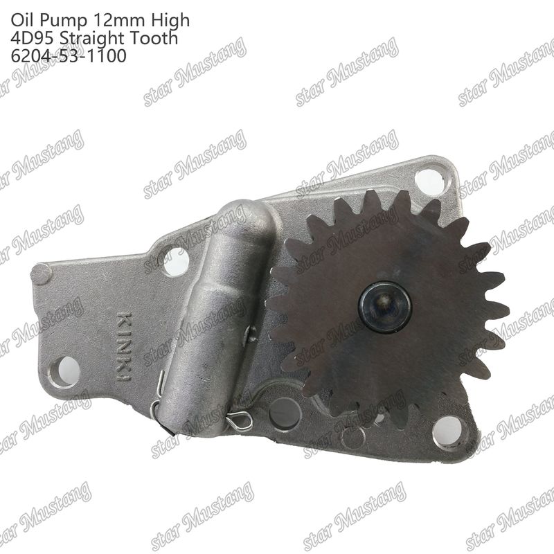 오일 펌프 4D95 12mm 높은 직선 치아 6204-53-1100 Isuzu 엔진 예비 부품