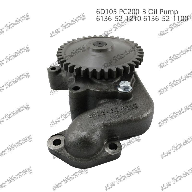 오일 펌프 6D105 PC200-3 6136-52-1210 6136-52-1100 Kumatsu 엔진 예비 부품