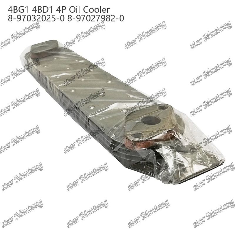 오일쿨러 4BG1 4BD1 4P 8-97032025-0 8-97027982-0 Isuzu 엔진 예비 부품