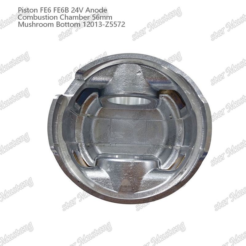 피스톤 FE6 FE6B 24V 연소실 56mm 버섯 바닥 안오드 12013-Z5572 니슨 엔진 예비 부품