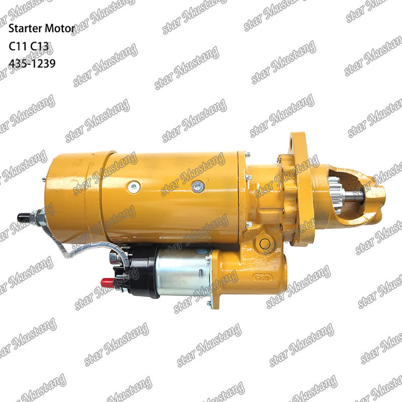 엔진 시작 모터 C11 C13 435-1239 Caterpillar 엔진 예비 부품