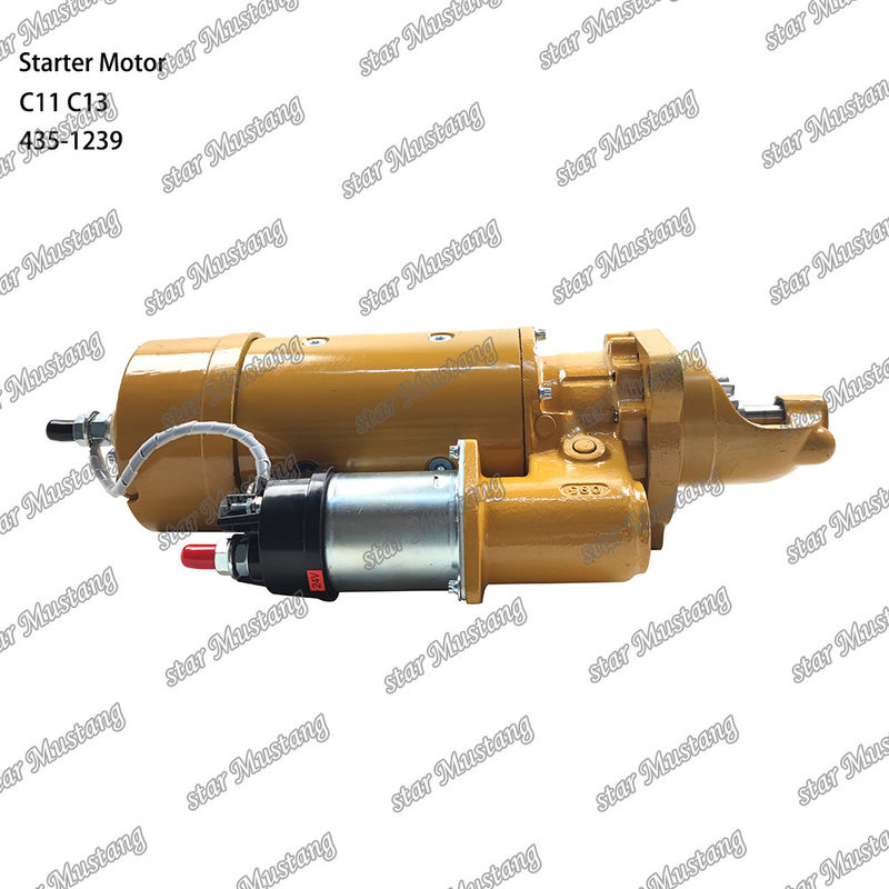 엔진 시작 모터 C11 C13 435-1239 Caterpillar 엔진 예비 부품