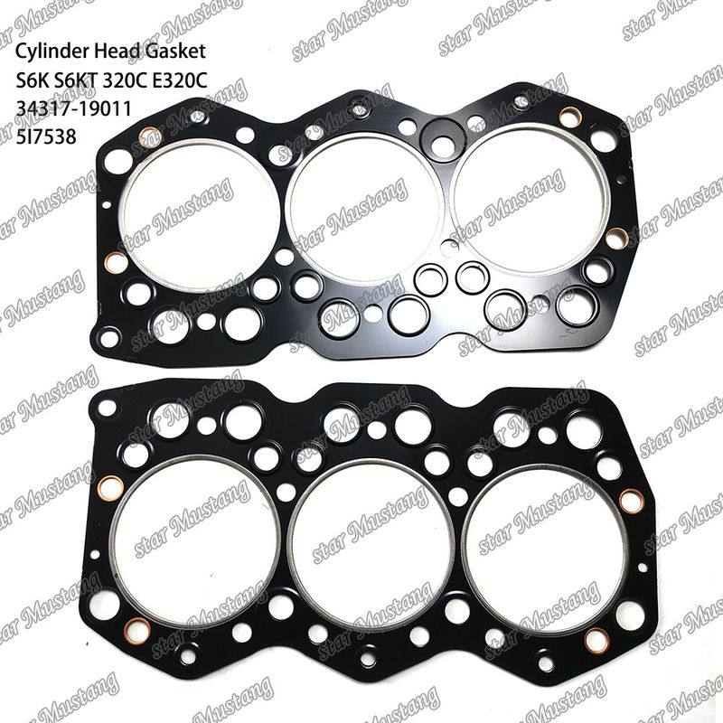 실린더 헤드 가스켓 S6K S6KT 320C E320C 34317-19011 5I7538 Caterpillar 엔진 예비 부품