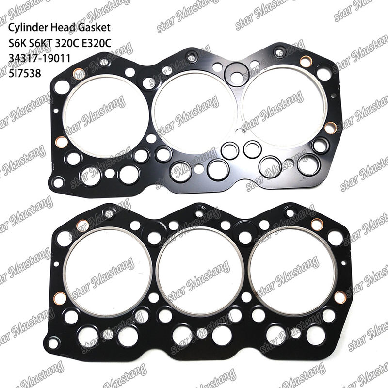 실린더 헤드 가스켓 S6K S6KT 320C E320C 34317-19011 5I7538 Caterpillar 엔진 예비 부품