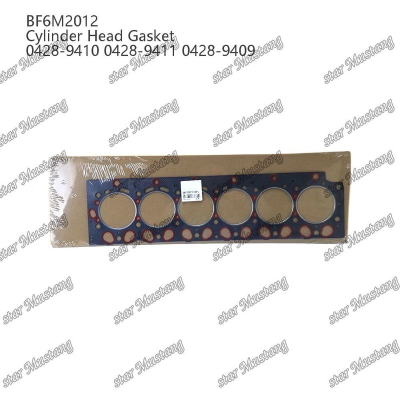 실린더 헤드 가스켓 BF6M2012 아스베스트 0428-9410 0428-9411 0428-9409 Deutz 엔진 예비 부품