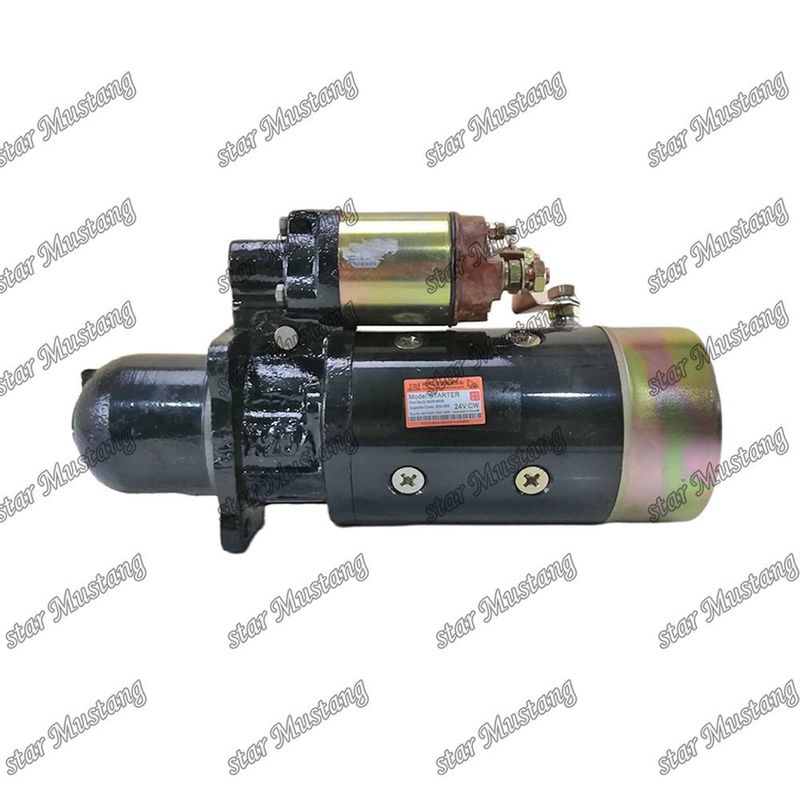 3708N 24V 10T 5.0KW 6BT5.9 4BT 엔진 시작 모터 4934655 4935789 5336432 128000-256 CUMMINS 엔진 예비 부품