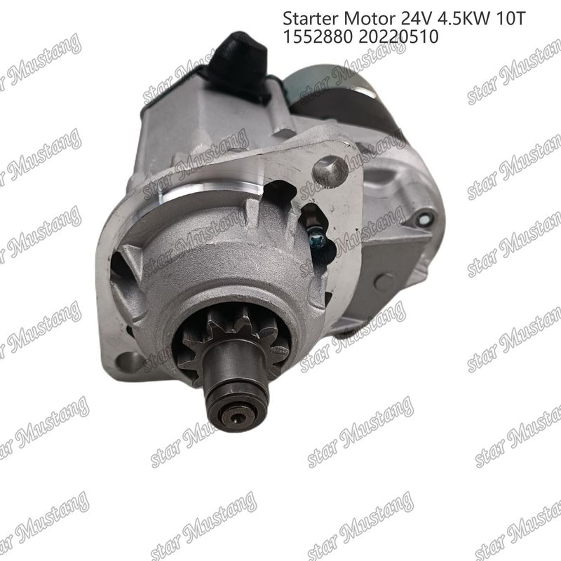 1552880 엔진 시작 모터 24V 4.5KW 10T 20220510 CUMMINS 엔진 예비 부품