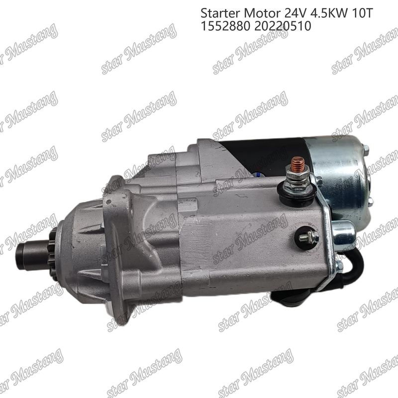 1552880 엔진 시작 모터 24V 4.5KW 10T 20220510 CUMMINS 엔진 예비 부품