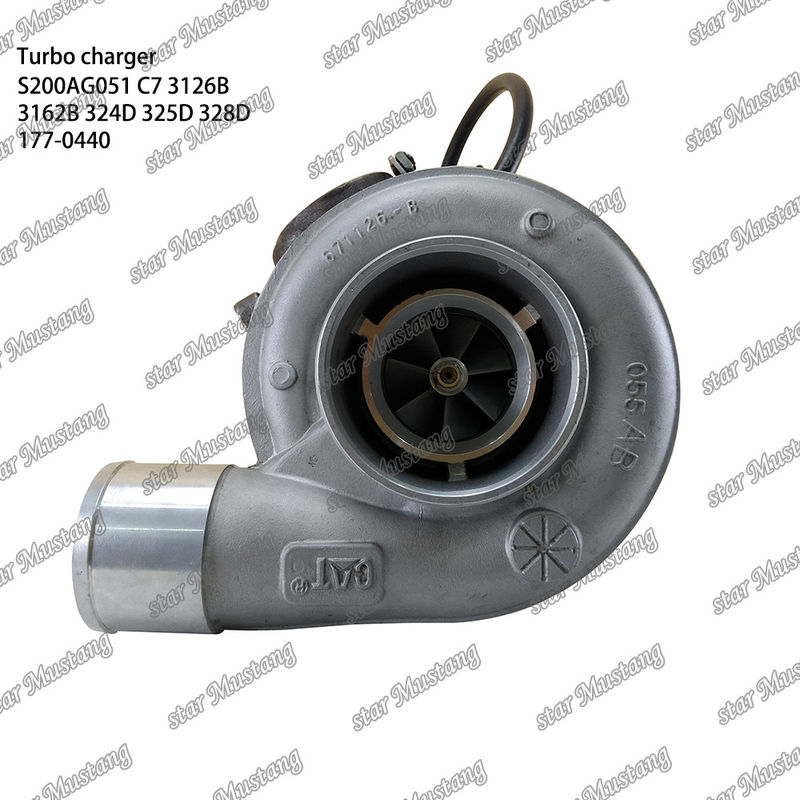 터보 충전기 S200AG051 C7 3126B 3162B 324D 325D 328D 177-0440 통합 구조와 엔진 부품 6 개월