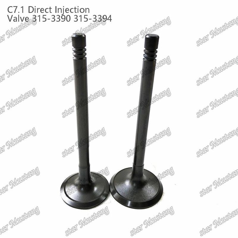 밸브 C7.1 직접 주입 315-3390 315-3394 46.5-9-128mm 41.5-9-128mm Caterpillar 엔진 예비 부품에 적합