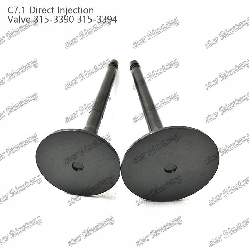 밸브 C7.1 직접 주입 315-3390 315-3394 46.5-9-128mm 41.5-9-128mm Caterpillar 엔진 예비 부품에 적합