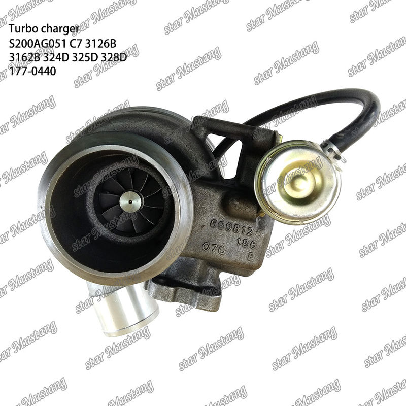 터보 충전기 S200AG051 C7 3126B 3162B 324D 325D 328D 177-0440 통합 구조와 엔진 부품 6 개월