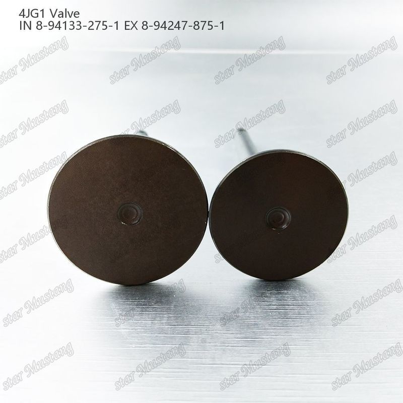 밸브 4JG1 IN 8-94133-275-1 EX 8-94247-875-1 Isuzu 엔진 예비 부품