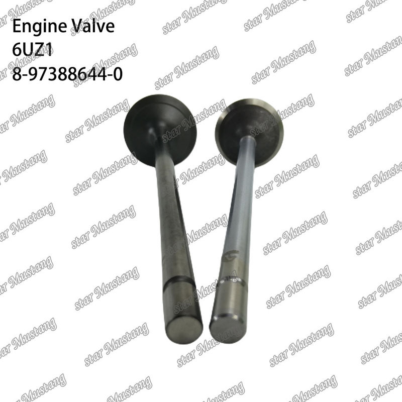 밸브 6UZ1 8-97388644-0 8-97388643-0 Isuzu 엔진 예비 부품에 적합
