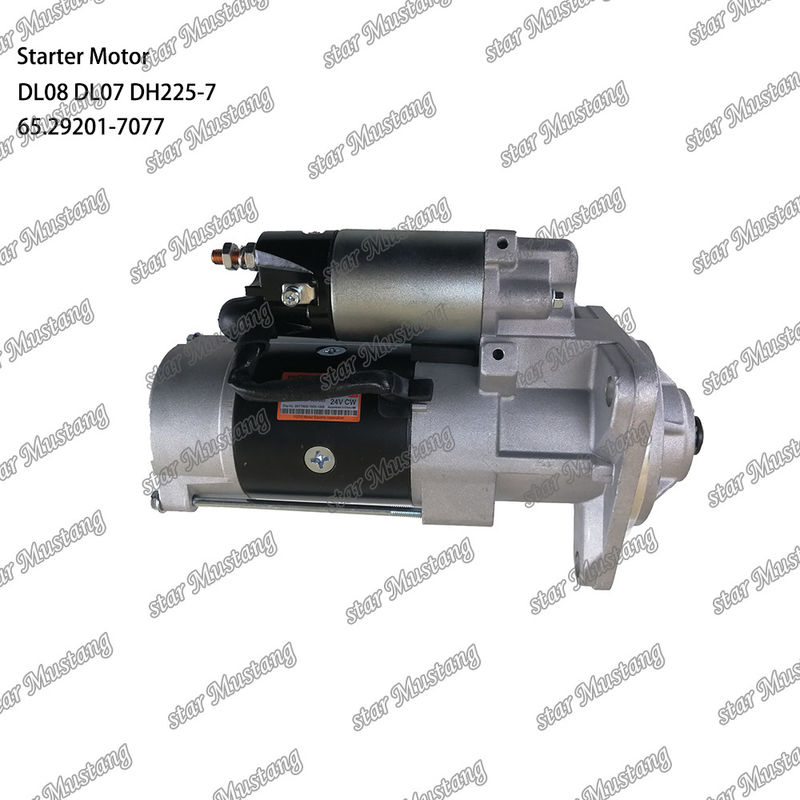 DL08 DL07 DH225-7 엔진 시작 모터 24V 11T 5.5KW 65.29201-7077 도산 데우 엔진 예비 부품