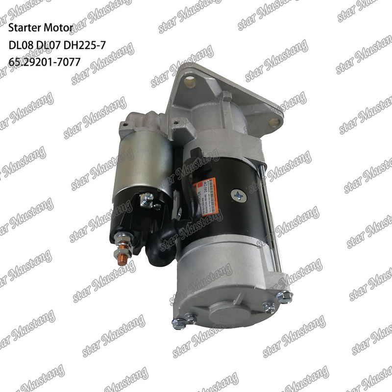 DL08 DL07 DH225-7 엔진 시작 모터 24V 11T 5.5KW 65.29201-7077 도산 데우 엔진 예비 부품