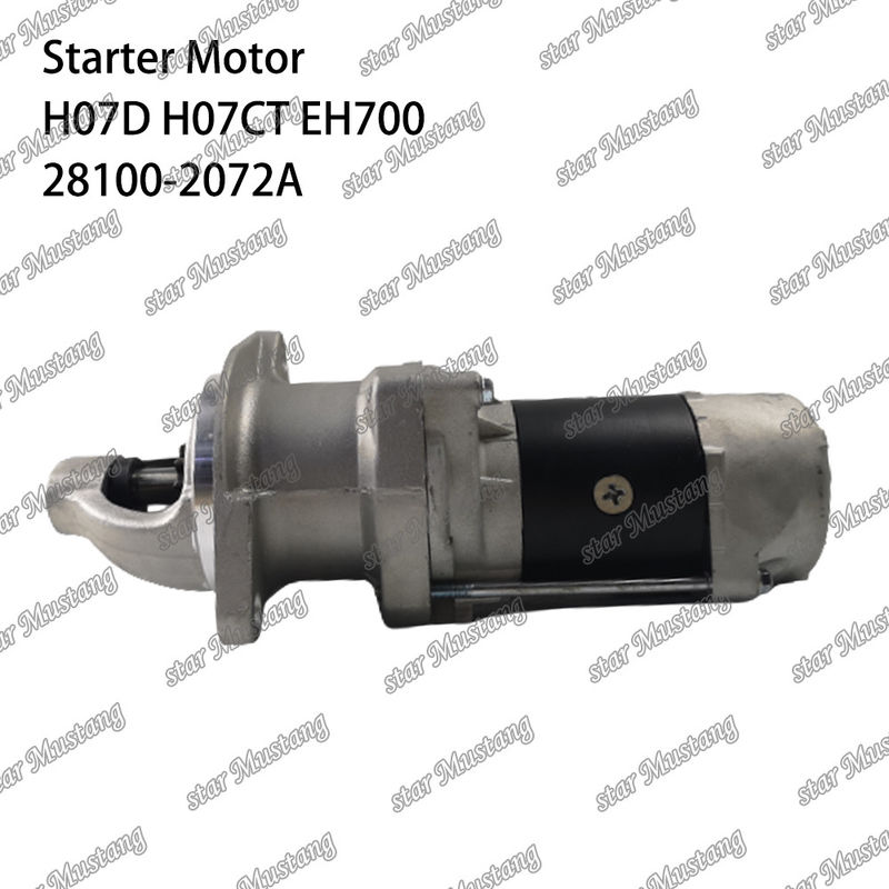 H07D H07CT EH700 EX220-5 엔진 시작 모터 24V 11T 5.5KW 28100-2072A 28100-1443A 28100-2271 HINO 엔진 예비 부품