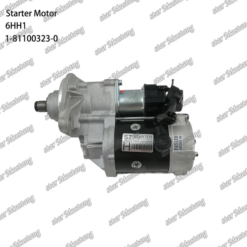 상황 6HH1 엔진 시작 모터 11T 24V 5.0KW 1-81100323-0 1-81100307-0 ISUZU 엔진 예비 부품