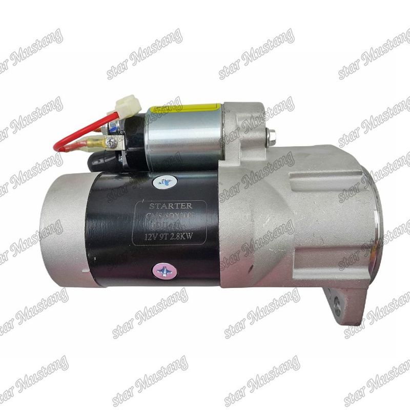 4D106 4TNE94 엔진 시작 모터 12V 9T 2.8KW R60-7 YANMAR 엔진 예비 부품