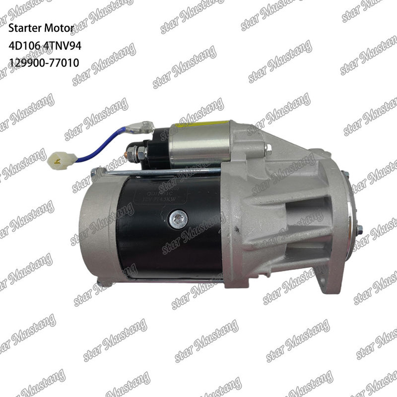4D106 4TNV94 엔진 시작 모터 12V 9T 4.5KW YANMAR 엔진 예비 부품