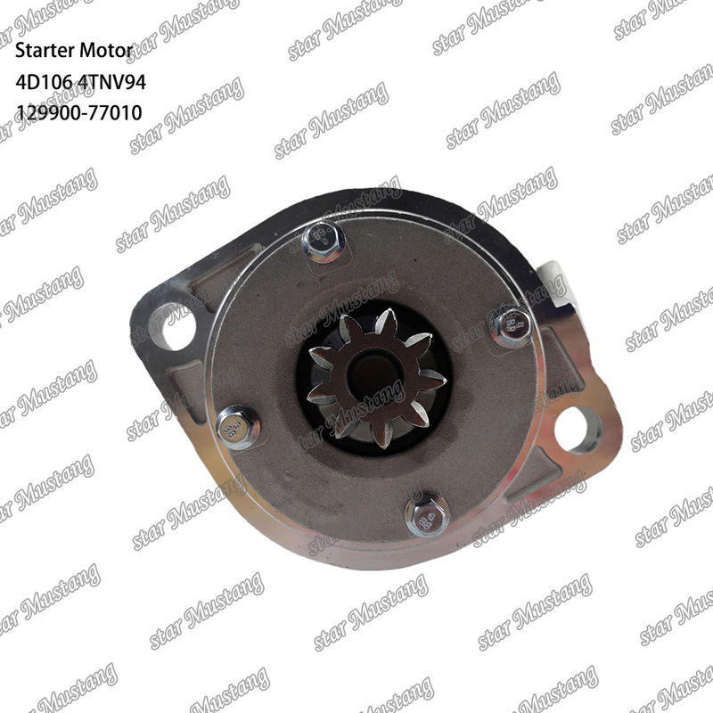 4D106 4TNV94 엔진 시작 모터 12V 9T 4.5KW YANMAR 엔진 예비 부품