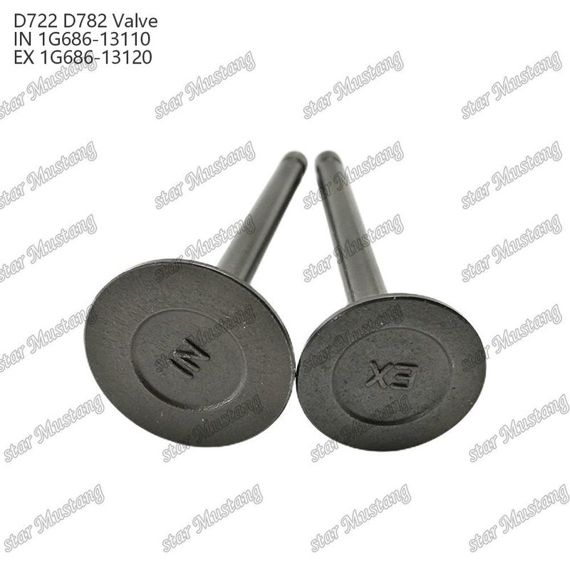통합 구조 밸브 ZB400 ZB500 Z400 Z430 Z482 D722 D782 IN 14601-13110 EX 14601-13120 디젤 엔진 부품 원본 재고 온라인 지원 후