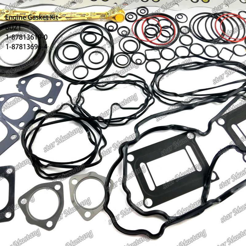 ISUZU 엔진 부품에 적합한 전체 가스켓 키트 6UZ1 1-87813619-0 1-87813696-4