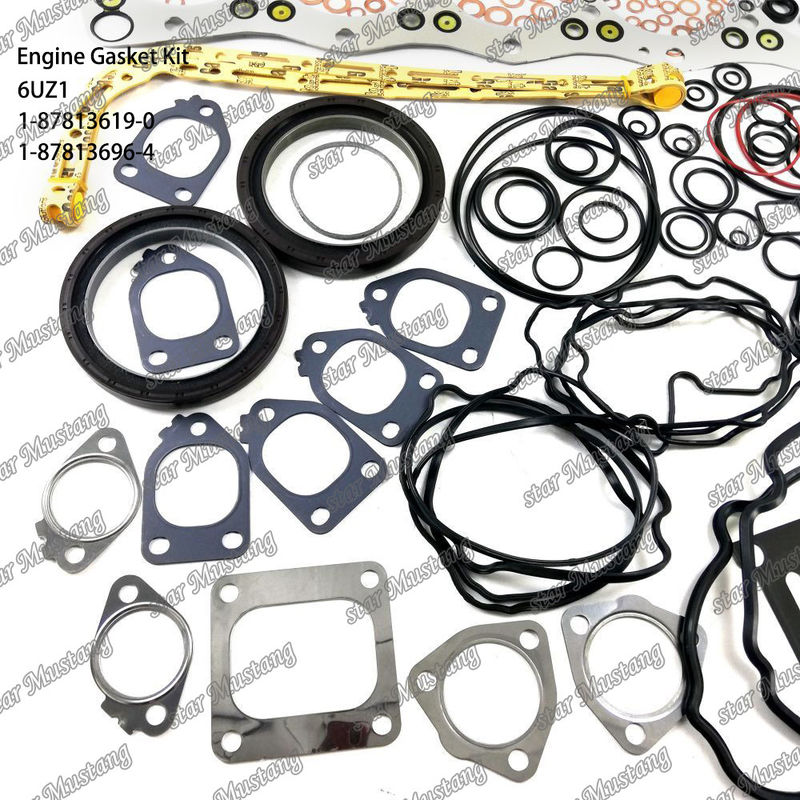ISUZU 엔진 부품에 적합한 전체 가스켓 키트 6UZ1 1-87813619-0 1-87813696-4