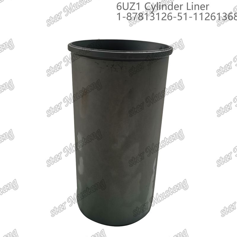실린더 라이너 6UZ1 1-87813126-5 1-11261368-2 ISUZU 엔진 부품에 적합