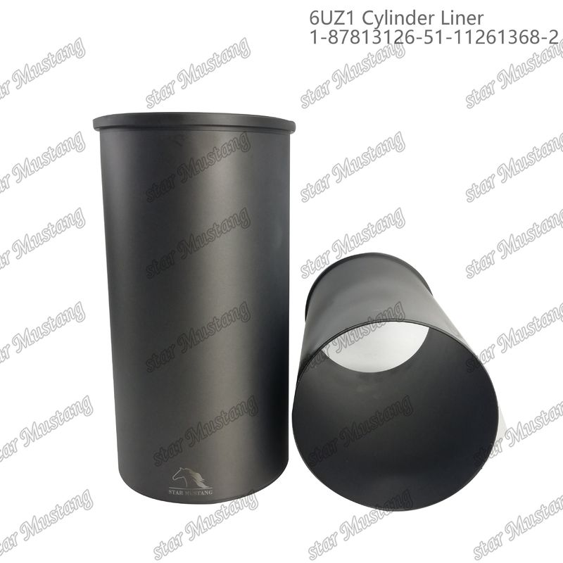 실린더 라이너 6UZ1 1-87813126-5 1-11261368-2 ISUZU 엔진 부품에 적합