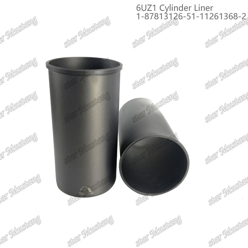 실린더 라이너 6UZ1 1-87813126-5 1-11261368-2 ISUZU 엔진 부품에 적합