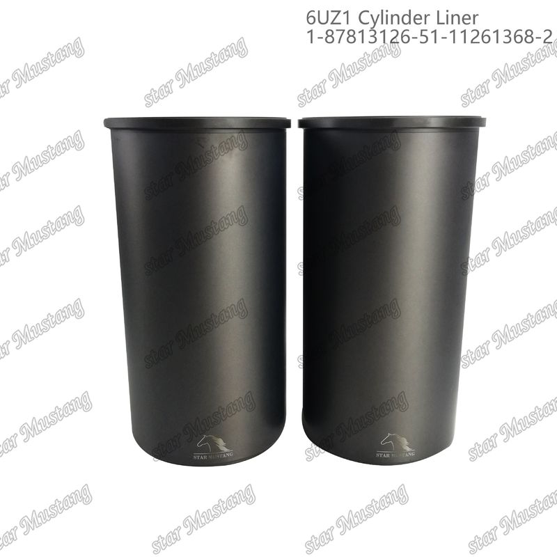 실린더 라이너 6UZ1 1-87813126-5 1-11261368-2 ISUZU 엔진 부품에 적합