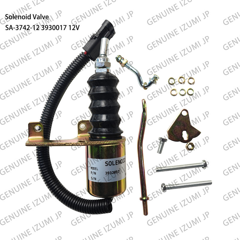 SA-3742-12 3932017 디젤 엔진 부품을 위한 12V 소레노이드 밸브 종료