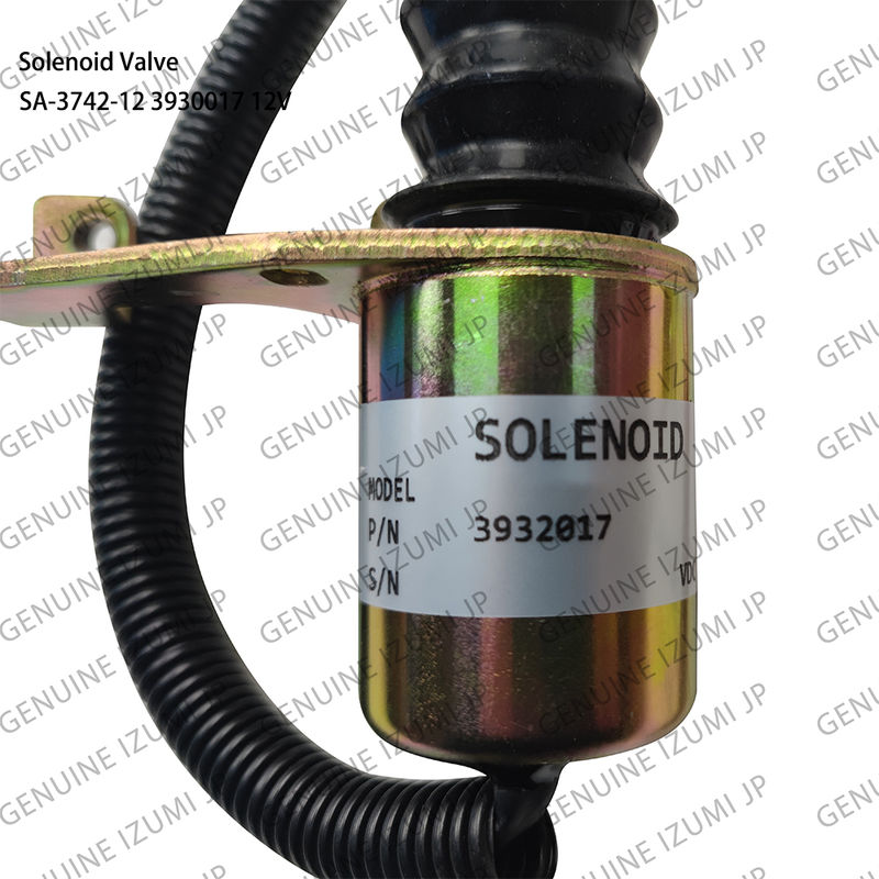 SA-3742-12 3932017 디젤 엔진 부품을 위한 12V 소레노이드 밸브 종료