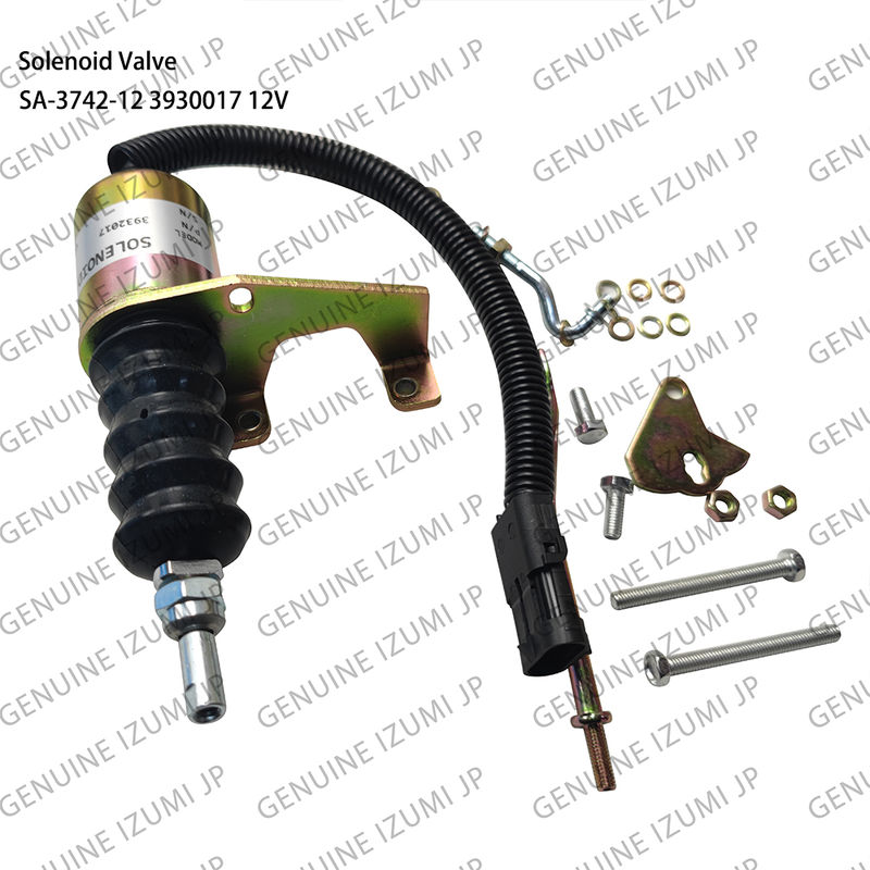 SA-3742-12 3932017 디젤 엔진 부품을 위한 12V 소레노이드 밸브 종료