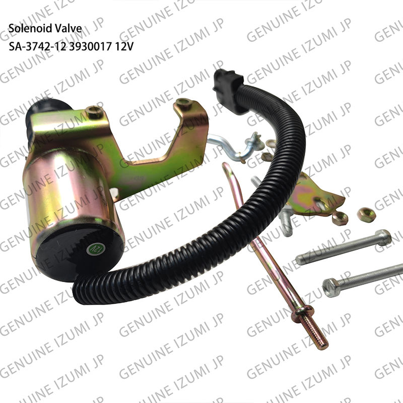 SA-3742-12 3932017 디젤 엔진 부품을 위한 12V 소레노이드 밸브 종료