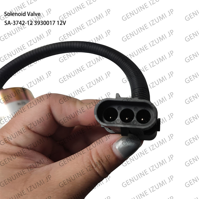 SA-3742-12 3932017 디젤 엔진 부품을 위한 12V 소레노이드 밸브 종료