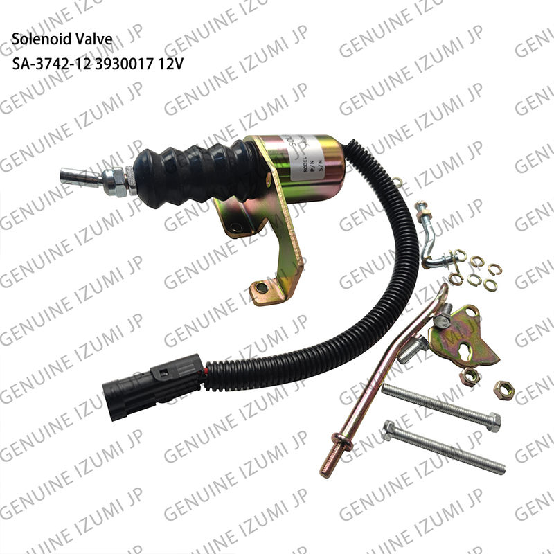 SA-3742-12 3932017 디젤 엔진 부품을 위한 12V 소레노이드 밸브 종료