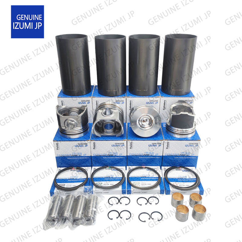 V3300T-16V 실린더 라인러 키트 피스톤 1C050-21112 쿠보타 디젤 엔진 수리 부품